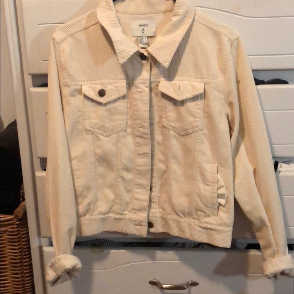 Cream corduroy jacket